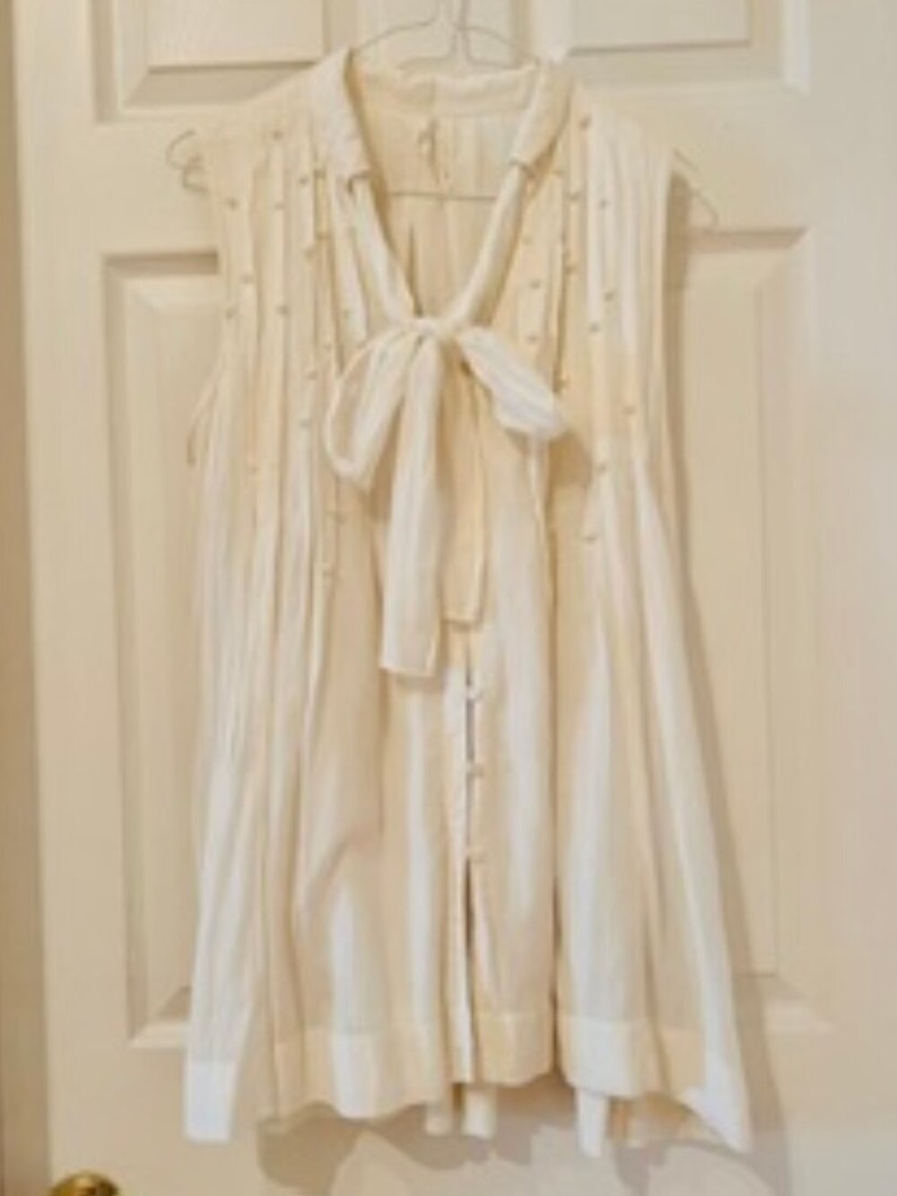 Flouncy Summer White Top